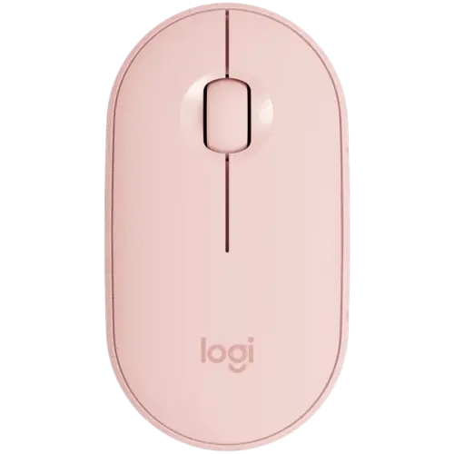 Безжична мишка LOGITECH M350S Pebble 2 Bluetooth Mouse - TONAL ROSE - DONGLELESS
