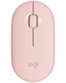 Безжична мишка LOGITECH M350S Pebble 2 Bluetooth Mouse - TONAL ROSE - DONGLELESS
