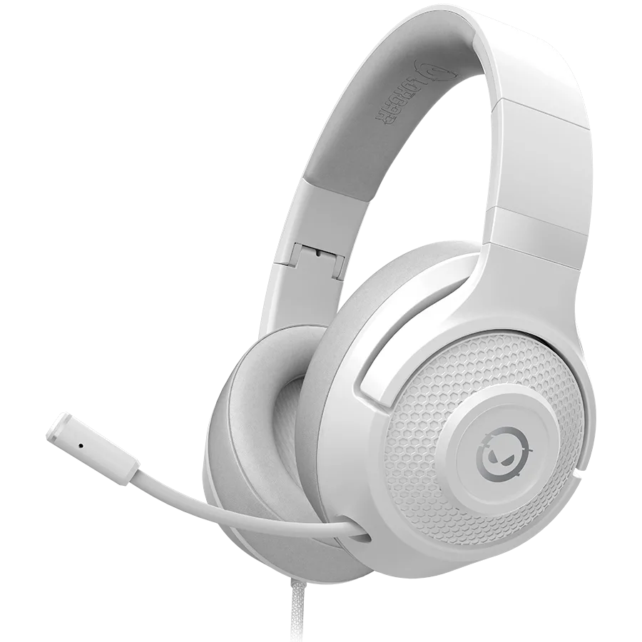 Геймърски слушалки LORGAR Noah 101, Gaming headset with microphone, 3.5mm jack connection, cable length 2m, foldable design, PU leather ear pads, size: 185*195*80mm, 0.245kg, white - Image 22