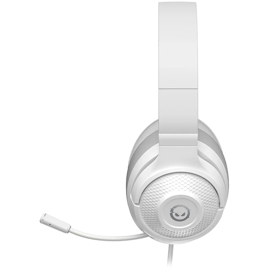 Геймърски слушалки LORGAR Noah 101, Gaming headset with microphone, 3.5mm jack connection, cable length 2m, foldable design, PU leather ear pads, size: 185*195*80mm, 0.245kg, white - Image 19