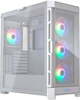 Alternative view of Кутия за компютър COUGAR DUOFACE PRO RGB PC Case, Mid Tower, White