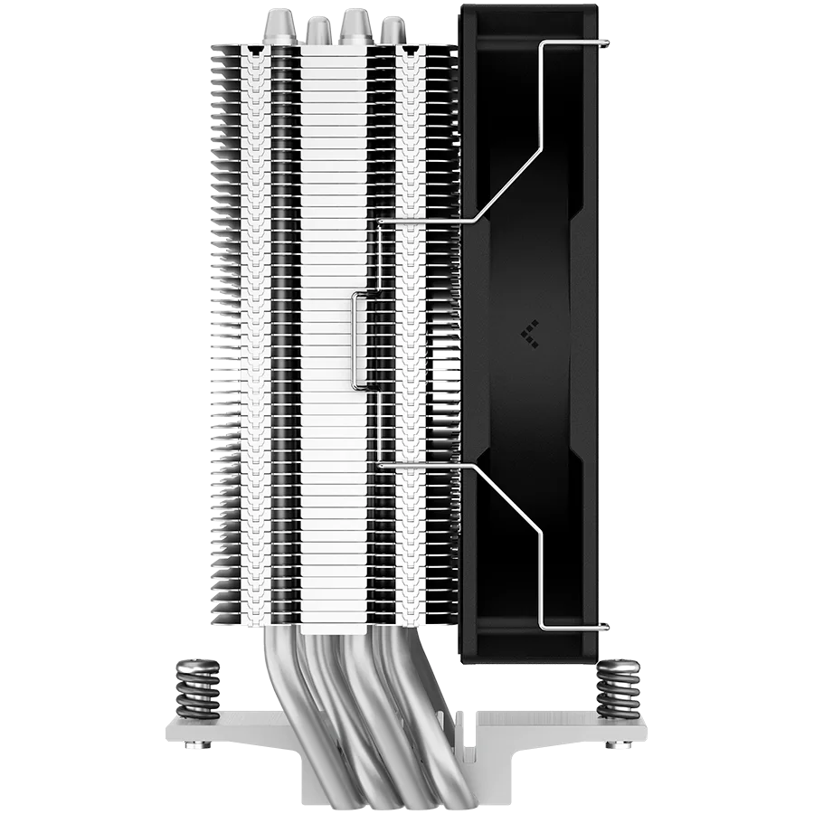 Охладител за процесор Охладител DeepCool AG400, CPU Air Cooler, 1x120mm PWM Fan, TDP 220W, 4 Heatpipes, LGA1700/1200/115x, AMD AM5/AM4, 125x92x150 mm(LxWxH), 2Y, R-AG400-BKNNMN-G-1 - Image 5