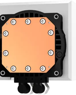 Alternative view of Охладител за процесор Охладител DeepCool LT520 WH, 240mm CPU Liquid Cooler, 2x120mm FK120 PWM FDB Fans, ARGB Multidimensional Infinity Mirror Top Cap, White, LGA 2066/2011-v3/2011/1700/1200/115x, AMD sTRX4/sTR4/AM5/AM4, 5Y, R-LT520-WHAMNF-G-1