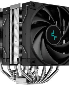 Alternative view of Охладител за процесор Охладител DeepCool AK620, CPU Air Cooler, 2x120mm PWM Fan, TDP 260W, 6 Heatpipes, LGA2066/2011-v3/2011/1700/1200/115x, AMD AM5/AM4, 129x138x160 mm(LxWxH), 3Y, R-AK620-BKNNMT-G