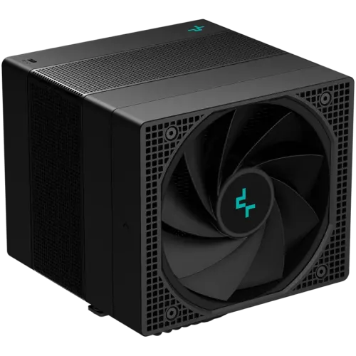 Alternative view of Охладител за процесор Охладител DeepCool ASSASSIN IV, CPU Air Cooler, 1x120mm + 1x140mm FDB Fans, Fan Speed Switch, TDP 280W, 7 Heatpipes, LGA2066/2011-v3/2011/1700/1200/115x, AMD AM5/AM4, 144x147x164 mm(LxWxH), 6Y, R-ASN4-BKNNMT-G