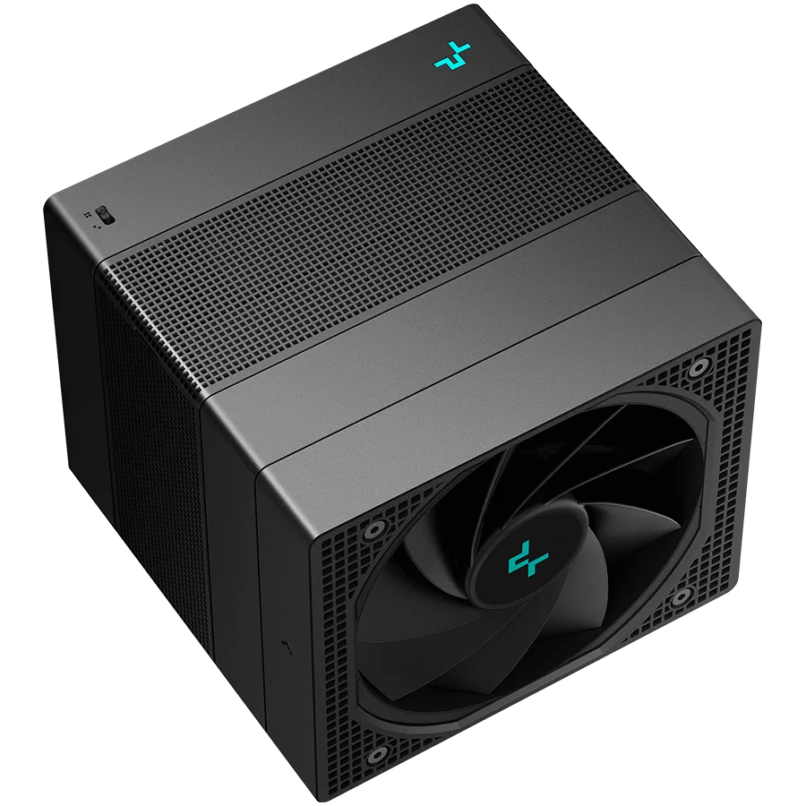 Охладител за процесор Охладител DeepCool ASSASSIN IV, CPU Air Cooler, 1x120mm + 1x140mm FDB Fans, Fan Speed Switch, TDP 280W, 7 Heatpipes, LGA2066/2011-v3/2011/1700/1200/115x, AMD AM5/AM4, 144x147x164 mm(LxWxH), 6Y, R-ASN4-BKNNMT-G - Image 9