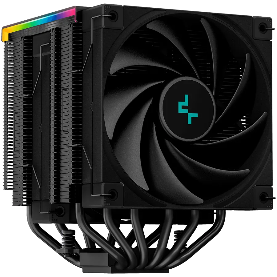 Охладител за процесор Охладител DeepCool AK620 Digital CPU Air Cooler 2x120mm FK120 PWM Fan Digital Display ARGB TDP 260