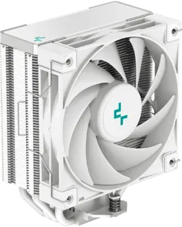 Охладител за процесор Охладител DeepCool AK400 WH CPU Air Cooler 1x120mm PWM Fan TDP 220W 4 Heatpipes White LGA1700/1200