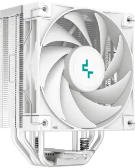 Alternative view of Охладител за процесор Охладител DeepCool AK400 WH, CPU Air Cooler, 1x120mm PWM Fan, TDP 220W, 4 Heatpipes, White, LGA1700/1200/115x, AMD AM5/AM4, 127x97x155 mm(LxWxH), 3Y, R-AK400-WHNNMN-G-1