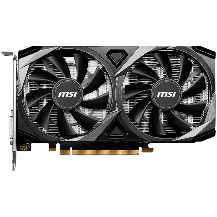 Видео карта MSI Video Card Nvidia GeForce RTX 3050 VENTUS 2X XS 8G OC, 8GB GDDR6, 128bit, Boost: 1807 MHz, 2560 CUDA Cores, PCIe 4.0, 1x DP 1.4a, 1xHDMI 2.1a, 1xDL-DVI-D, RAY TRACING, Dual Fan, 500W, 3Y - Image 8