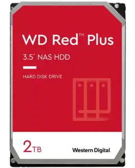 Хард диск HDD NAS WD Red Plus 2TB CMR 3.5 64MB 5400 RPM SATA TBW: 180