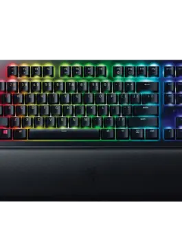 Геймърска клавиатура Razer Huntsman V2 Tenkeyless Optical Gaming Keyboard (Clicky Optical Switch) US Layout Doubleshot P
