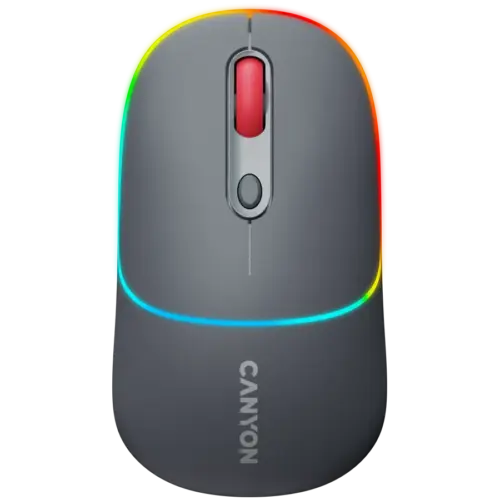 Безжична мишка CANYON mouse MW-22 2in1 BT/ Wireless Dark Grey
