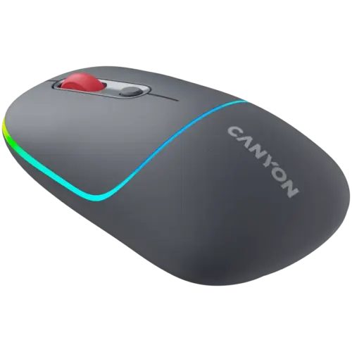 Alternative view of Безжична мишка CANYON mouse MW-22 2in1 BT/ Wireless Dark Grey