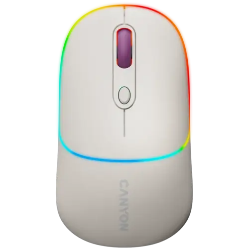 Безжична мишка CANYON mouse MW-22 2in1 BT/ Wireless Rice