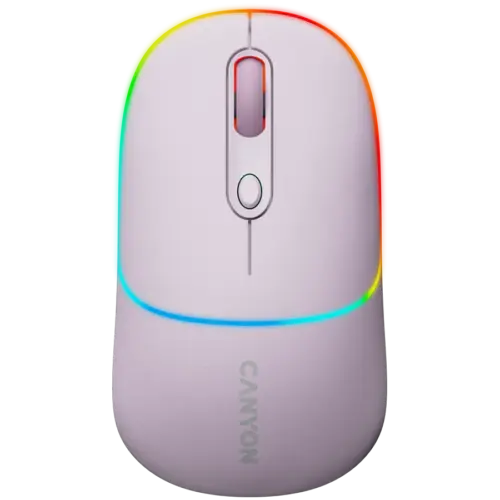 Безжична мишка CANYON mouse MW-22 2in1 BT/ Wireless Pearl Rose