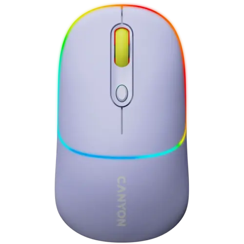 Безжична мишка CANYON mouse MW-22 2in1 BT/ Wireless Lavender