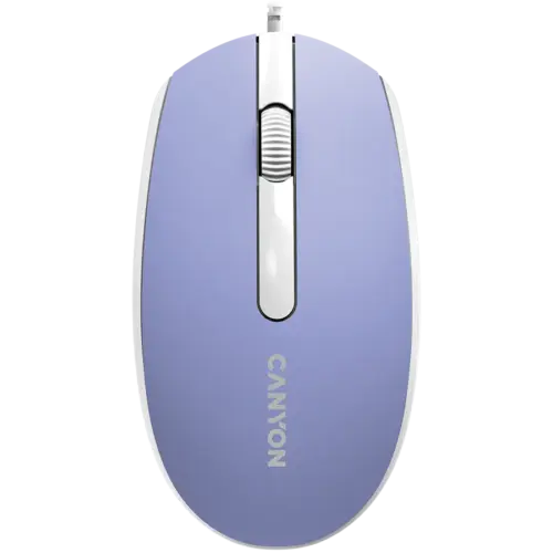 Мишка за компютър CANYON mouse M-10 Wired Lavender