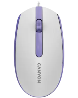 Мишка за компютър CANYON mouse M-10 Wired Dark grey