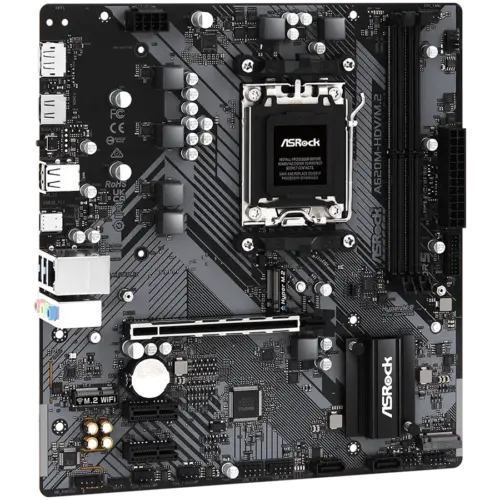 Alternative view of Дънна платка ASROCK A620M-HDV/M.2 mATX AM5 DDR5