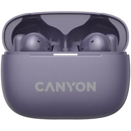 Alternative view of Bluetooth слушалки CANYON headset OnGo TWS-10 ANC+ENC Purple