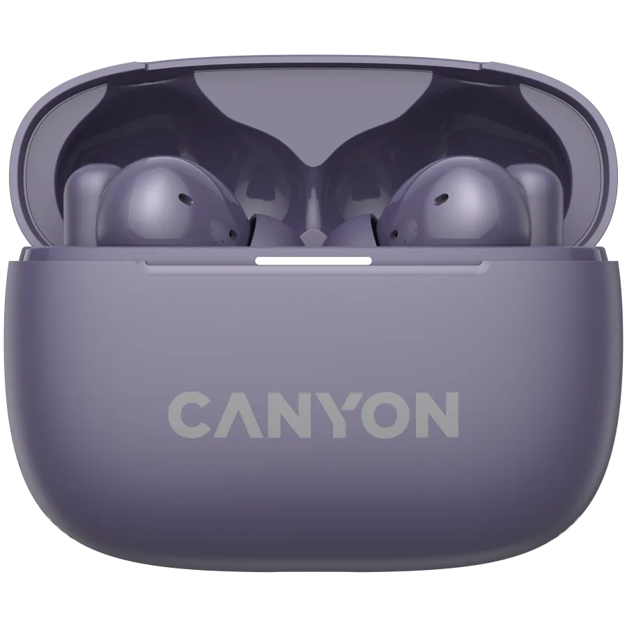 Bluetooth слушалки CANYON headset OnGo TWS-10 ANC+ENC Purple - Image 16