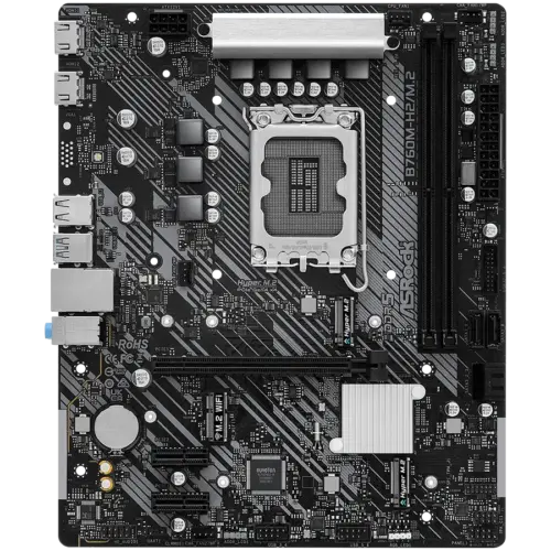 Alternative view of Дънна платка ASROCK B760M-H2/M.2 mATX LGA1700 DDR5
