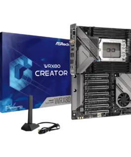Дънна платка ASROCK Main Board WRX80 Creator R2.0 Supports AMD Ryzen Threadripper PRO 8 Power Phase Design 105A SPS 14 L