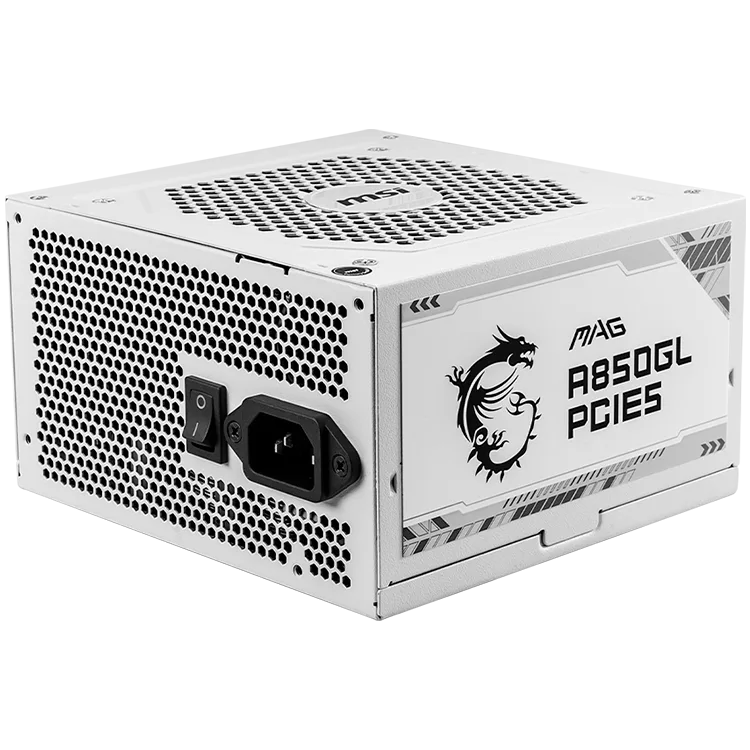 Захранване за компютър MSI MAG A850GL PCIE5, 850W, 80 Plus Gold, 120mm Fluid Dynamic Bearing Fan, Protections: OCP/OVP/OPP/OTP/SCP, Dimensions: 150mmx140mmx86mm, 7Y Warranty - Image 12