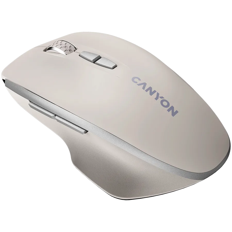 Безжична мишка CANYON mouse MW-21 BlueLED 7buttons Wireless Cosmic Latte - Image 33