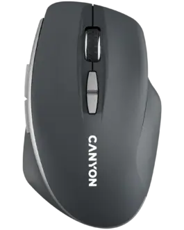 Безжична мишка CANYON MW-21 2.4 GHz Wireless mousewith 7 buttons DPI 800/1200/1600 Battery:AAA*2pcsDark gray72*117*41mm