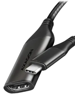 Видео адаптер AXAGON RVC-HI2M USB-C -> HDMI 2.0 adapter 4K/60Hz Aluminum 25cm cable