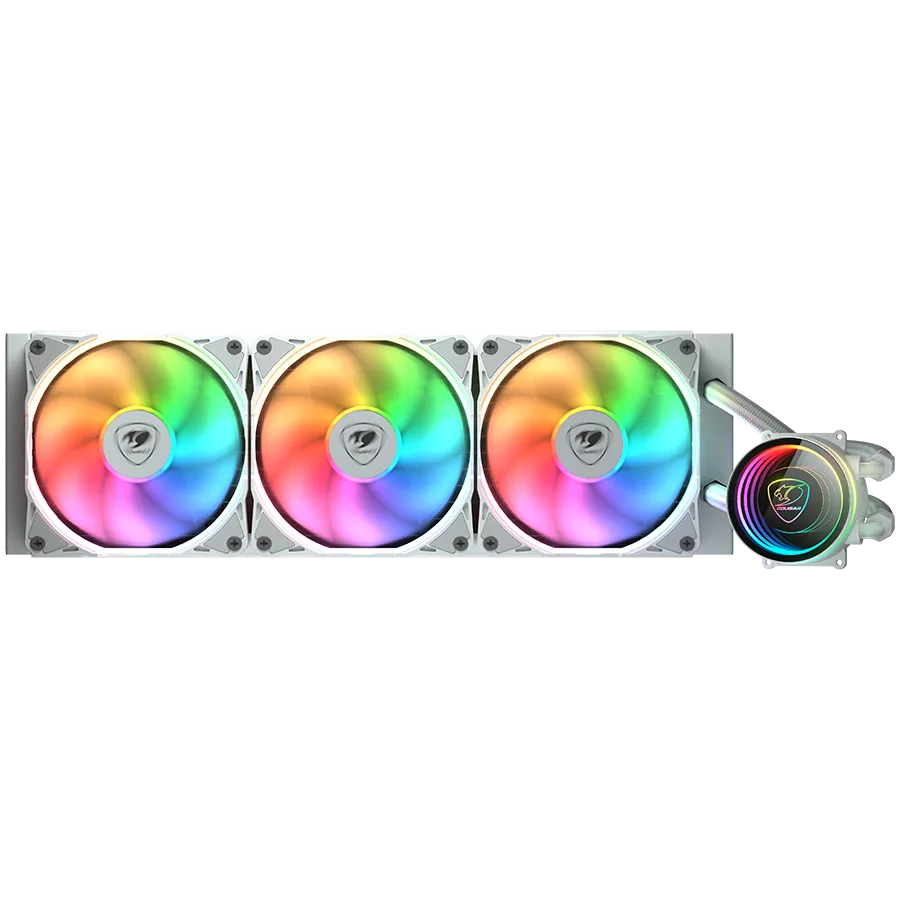 Охладител за процесор Охладител COUGAR POSEIDON ELITE ARGB 360 White AiO Liquid