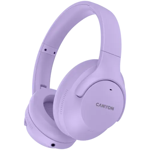 Bluetooth слушалки CANYON headset OnRiff 10 ANC Purple