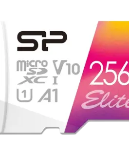 Карта памет SILICON POWER 256GB Elite microSDHC/SDXC U1 V10 Full HD 1080p