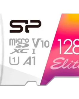 Карта памет SILICON POWER 128GB Elite microSDHC/SDXC U1 V10 Full HD 1080p