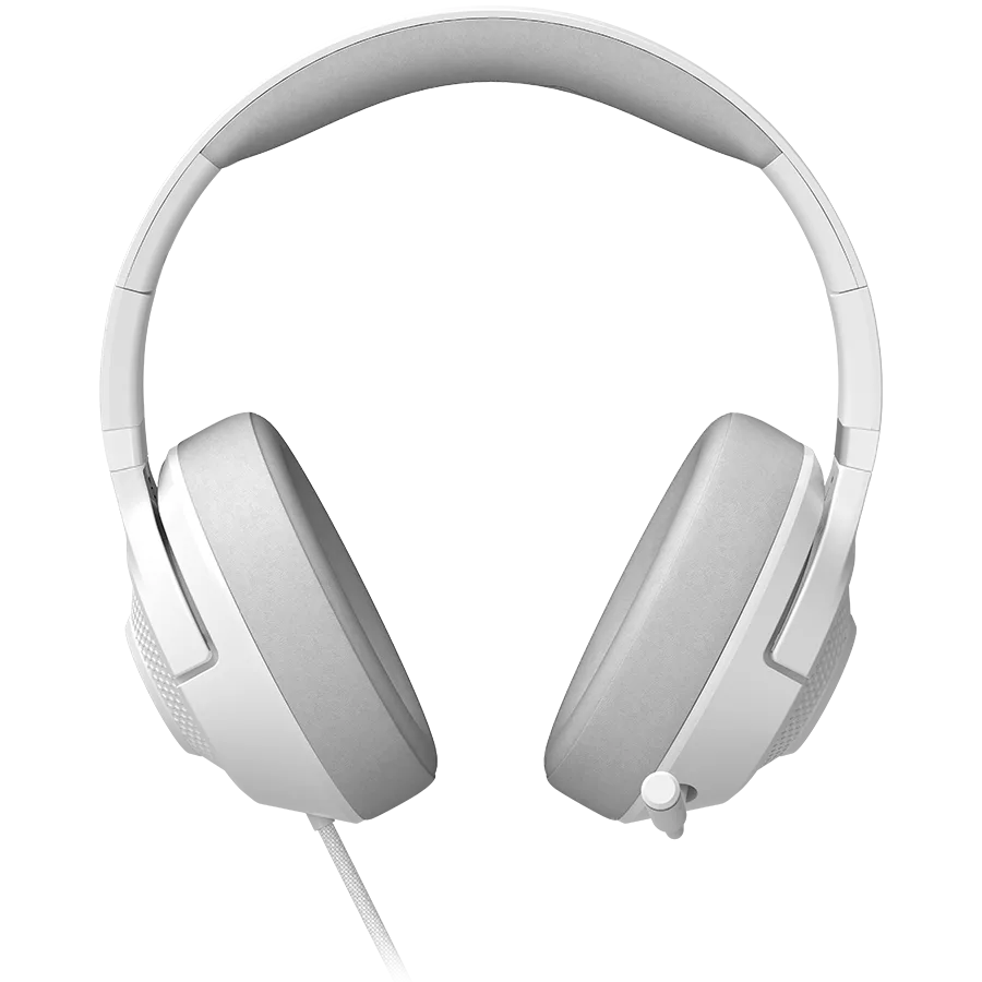Геймърски слушалки LORGAR Noah 101, Gaming headset with microphone, 3.5mm jack connection, cable length 2m, foldable design, PU leather ear pads, size: 185*195*80mm, 0.245kg, white - Image 32