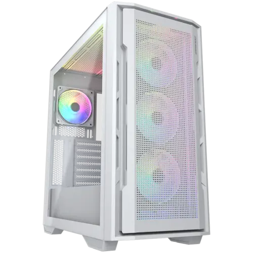 Кутия за компютър COUGAR UNIFACE RGB PC Case Mid Tower White