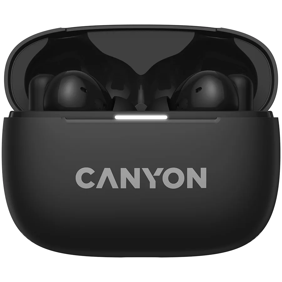 Bluetooth слушалки CANYON headset OnGo TWS-10 ANC+ENC Black - Image 10