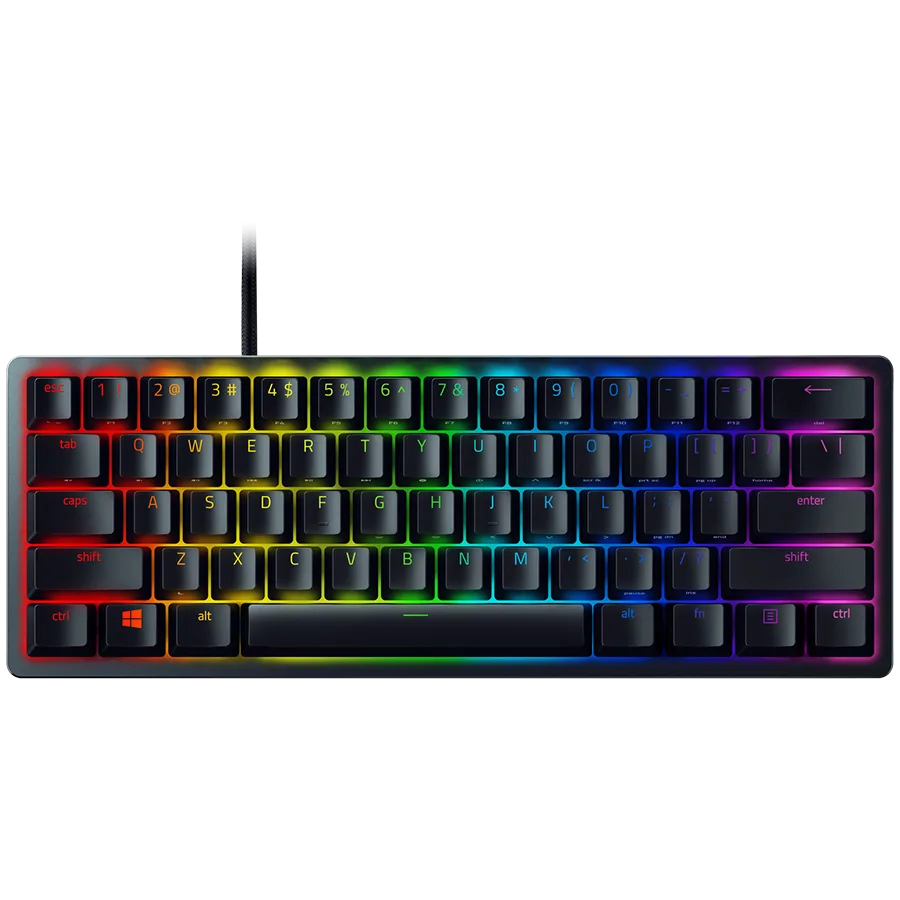 Геймърска клавиатура Huntsman V3 Pro Mini - US Layout Gaming Keyboard Analog Optical Switch Gen-2 60% size Razer Chroma™