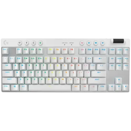 Геймърска клавиатура LOGITECH G PRO X TKL LIGHTSPEED Mechanical Gaming Keyboard - WHITE - US INTL -