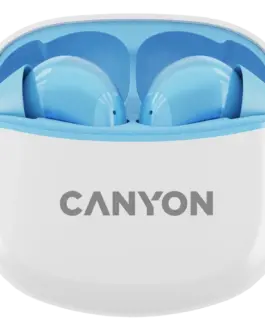 Bluetooth слушалки CANYON headset TWS-5 Blue
