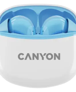 Bluetooth слушалки CANYON headset TWS-5 Blue