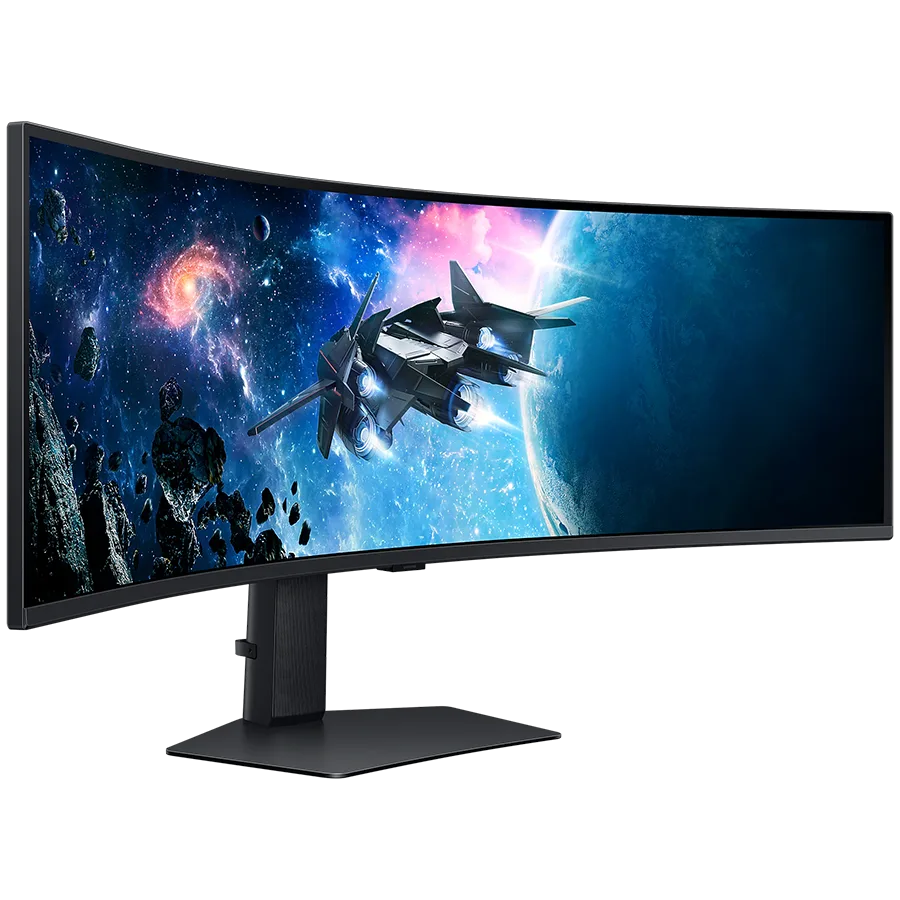 Монитор Monitor LED Samsung LS49CG950EUXEN Odyssey G95C, 49" DQHD Curved 1000R 32:9 (5120x1440) VA 240Hz, 450 cd/㎡, 2500:1, HDR1000, 1ms (GTG), 178/178, FS Premium Pro, 1xDP 2xHDMI, 2xUSB 3.0 , 3.5 Jack, Tilt/Swivel/HeightAdj (120mm), VESA 100x100, 2 - Image 8