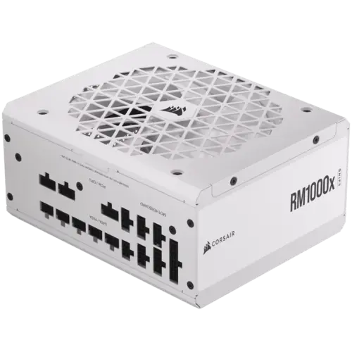 Alternative view of Захранване за компютър CORSAIR RM1000x Shift White, 1000 Watt, 80 PLUS GOLD, Fully Modular