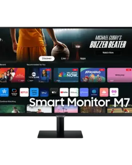 Монитор Monitor LED Samsung LS32DM702UUXDU SMART M70D 32" UHD FLAT 16:9 (3840x2160) VA 60Hz 300 cd/m2 3000:1 HDR10 4ms 1