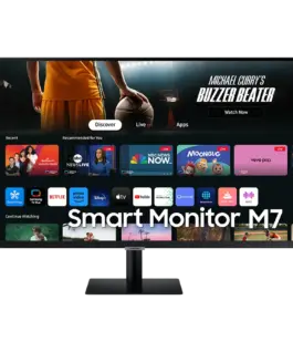 Монитор Monitor LED Samsung LS32DM702UUXDU SMART M70D 32" UHD FLAT 16:9 (3840x2160) VA 60Hz 300 cd/m2 3000:1 HDR10 4ms 1