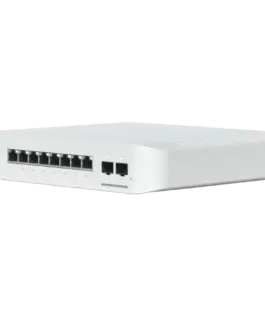 Alternative view of Kомутатор Ubiquiti USW-Pro-8-PoE-EU An 8-port, Layer 3 switch with PoE+ and PoE++ output. Can power devices with up to 120W, with a power consumption of 30W (Excluding PoE output)