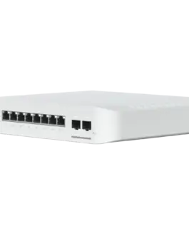 Alternative view of Kомутатор Ubiquiti USW-Pro-8-PoE-EU An 8-port, Layer 3 switch with PoE+ and PoE++ output. Can power devices with up to 120W, with a power consumption of 30W (Excluding PoE output)