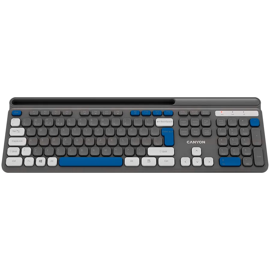 Клавиатура CANYON keyboard HKB-W03 EN AAA Wireless Grey - Image 32